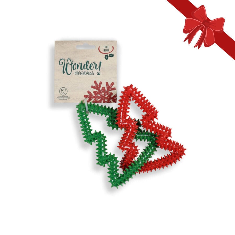 Wonder Christmas &Aacute;rbol Anillo Mordedor para perros, , large Imagen numero 1