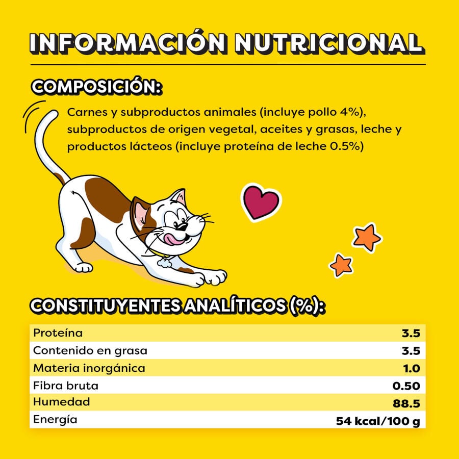 4 sobres x 10 g Catisfactions Creamy Pollo Snack cremoso para gatos, , large Imagen numero 2