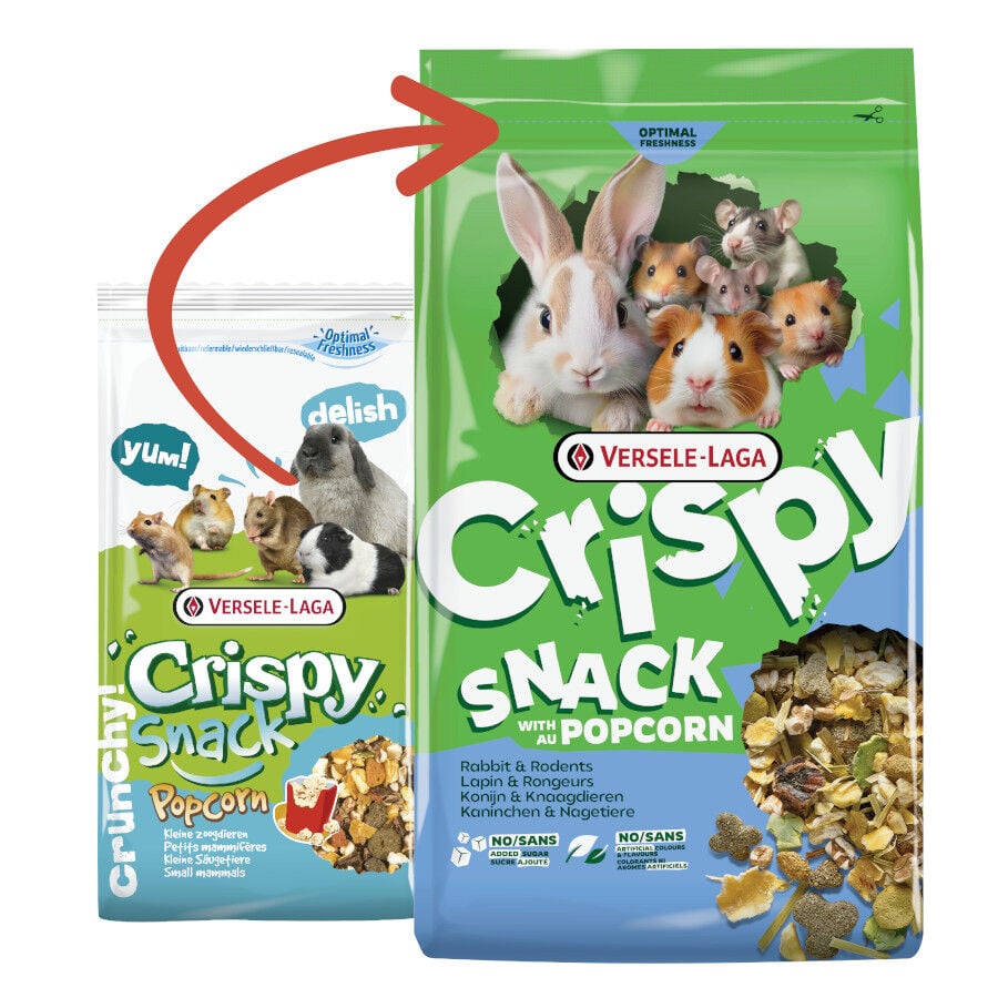 Versele-Laga Crispy Snacks Palomitas para roedores