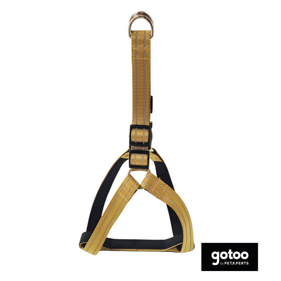 Gotoo Arn&eacute;s reflectante de neopreno beige para perros, , large indicador imagen numero 2