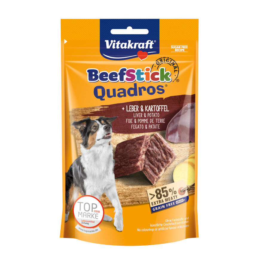Vitakraft BeefStick Quadros Bocaditos de H&iacute;gado y Patata para perros