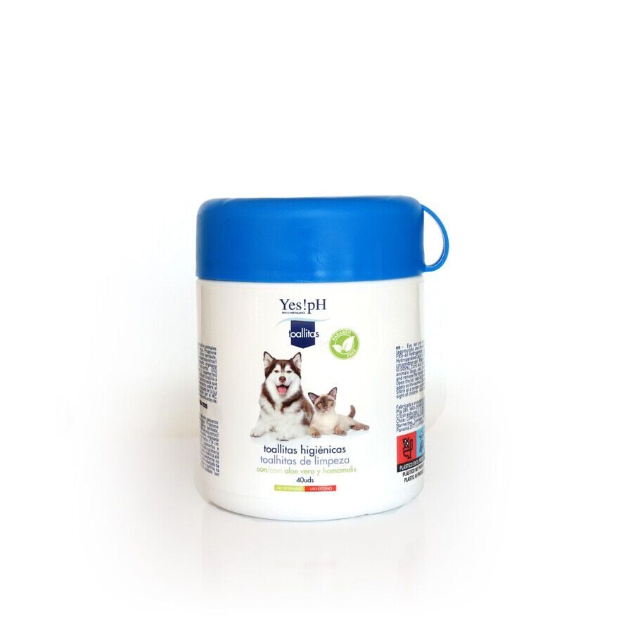 Yes!pH Toallitas H&uacute;medas Limpiadoras para perros y gatos, , large indicador imagen numero 1