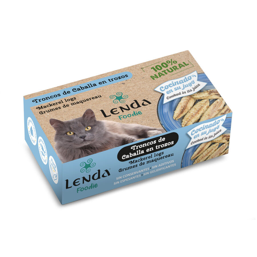 120 g Lenda Lata Caballa para gatos, , large Imagen numero 1