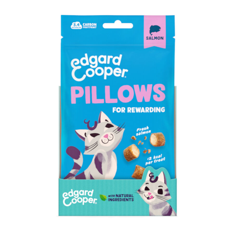 60 g Edgard & Cooper Bocaditos Pillows de salmon para gatos, , large Imagen numero 9
