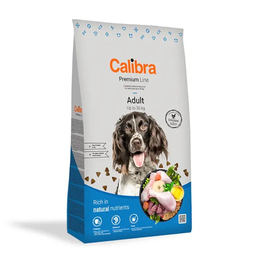 12 kg Calibra Premium Line Adult Pienso Pollo para perros, , large Imagen numero 1