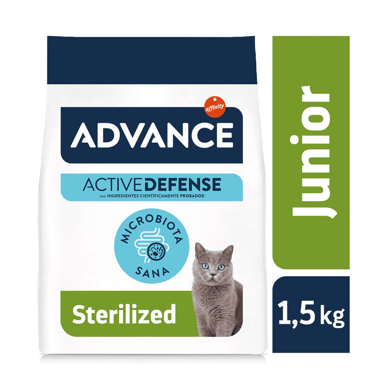 Advance Junior Sterilized pienso para gatos1 Imagen numero 2