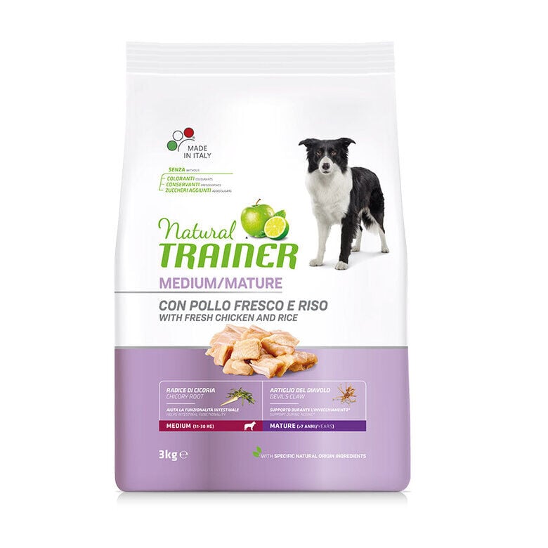 Natural Trainer Mature Medium Pollo pienso para perros1 indicador imagen numero 2