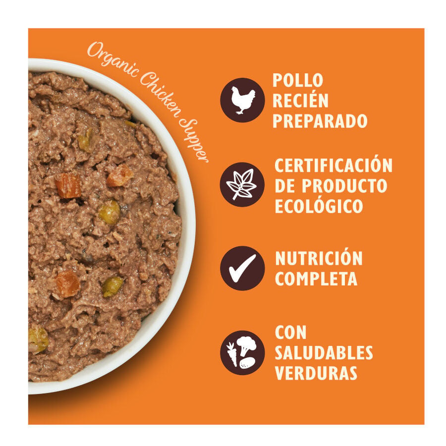 150 g Lily's Kitchen Organic pollo tarrina para perros, , large Imagen numero 3