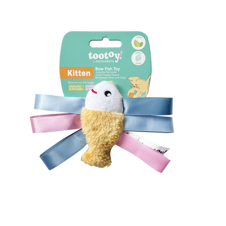 Tootoy! Peluche con Catnip Pez con Lazos para gatitos, , large indicador imagen numero 8
