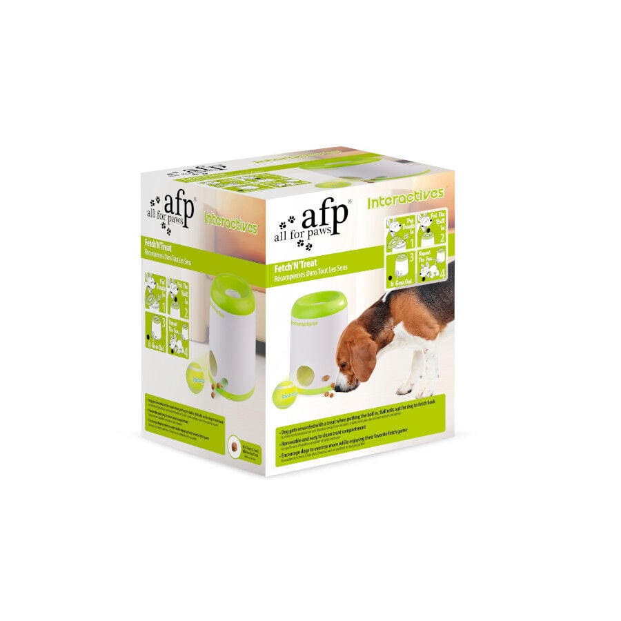 All For Paws Interactives Juguete Lanzador Golosionas para perros, , large indicador imagen numero 5