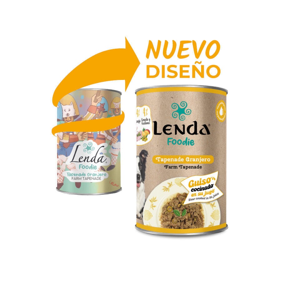 400 g Lenda Tapenade Granjero lata para perros, , large indicador imagen numero 2