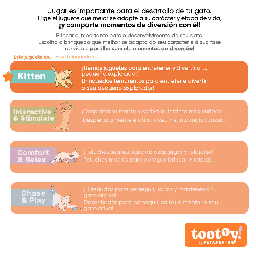Tootoy! Peluche con Catnip Pez con Lazos para gatitos, , large Imagen numero 7