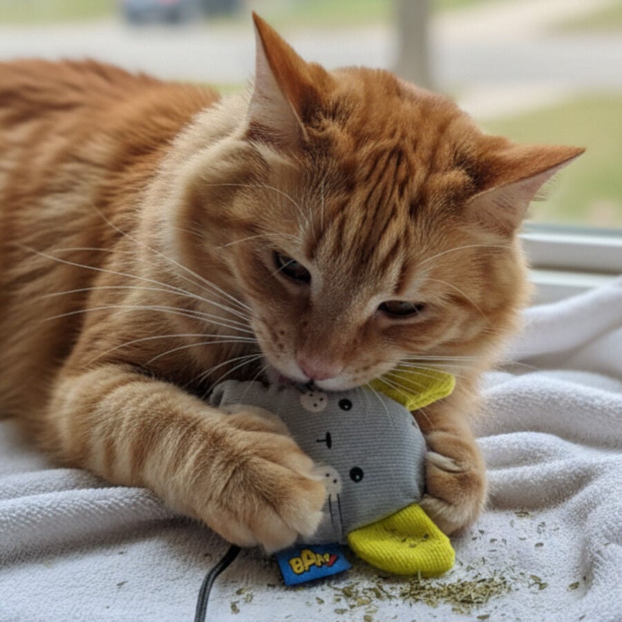 BAM! Peluche de Rat&oacute;n con Catnip para gatos, , large Imagen numero 1