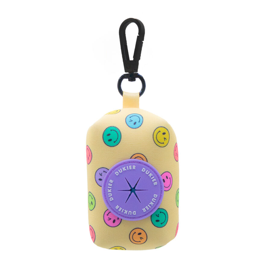 Dukier Smiley Porta Bolsas con Mosquet&oacute;n para perros