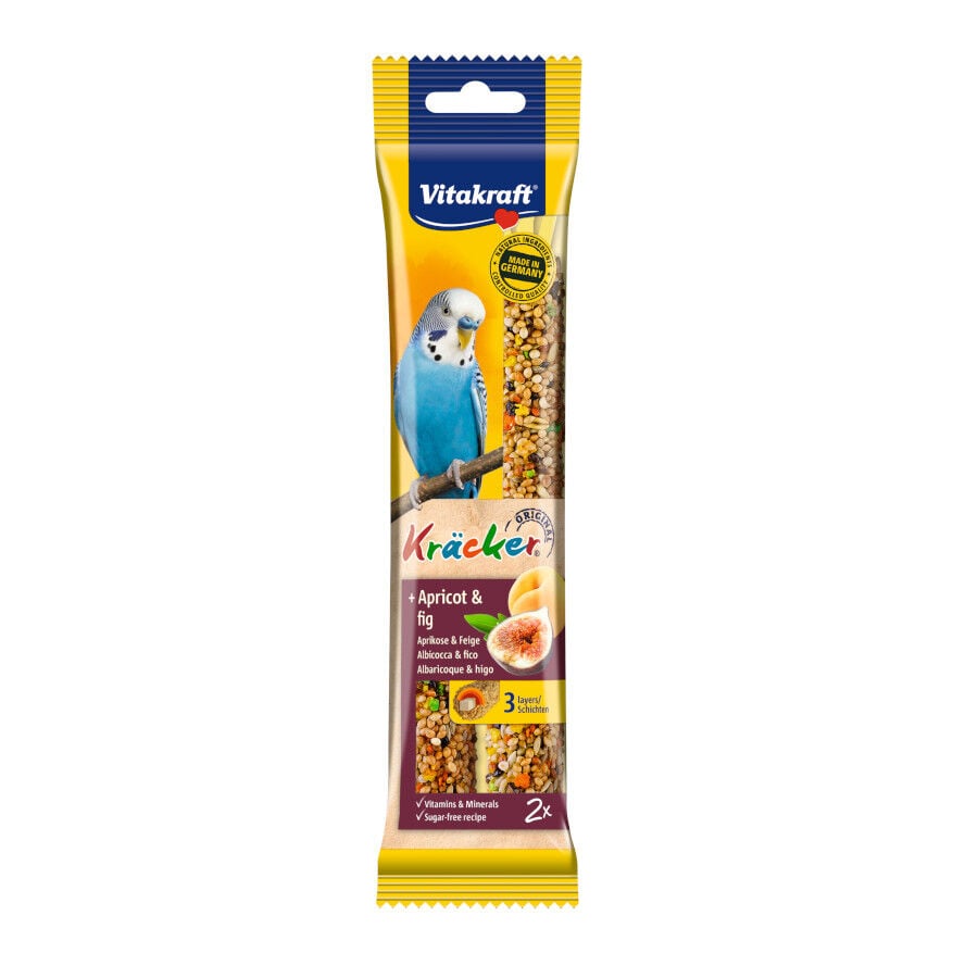 Vitakraft Kr&auml;cker Albaricoque e Higo Barritas para periquitos