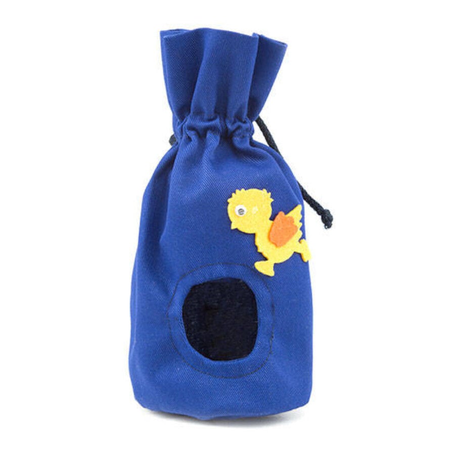 TK-Pet Cama Nido de Tela Azul para agapornis, , large Imagen numero 1