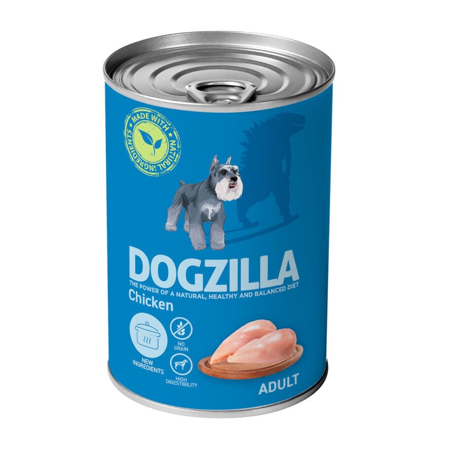 800 g Dogzilla Pollo Grain Free lata para perros, , large Imagen numero 1