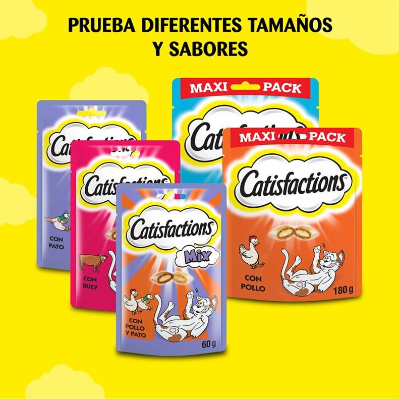 60 g Catisfactions Premios de Queso para Gatos, , large indicador imagen numero 6