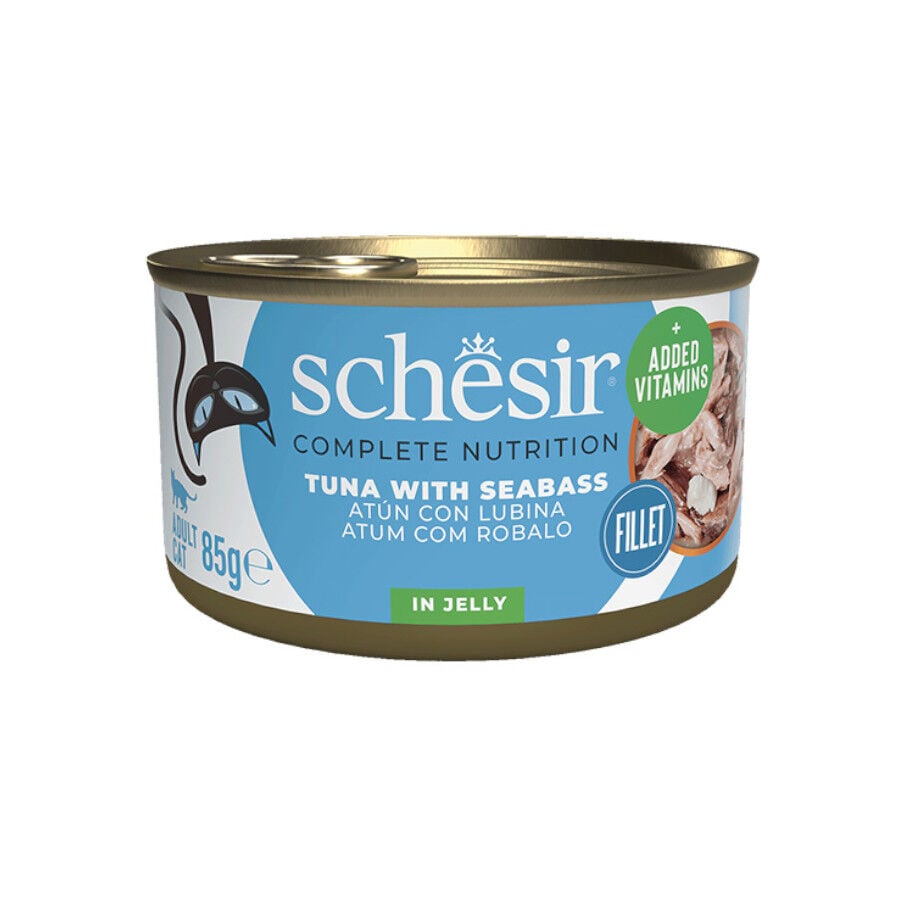 Schesir Adult At&uacute;n con Lubina lata para gatos