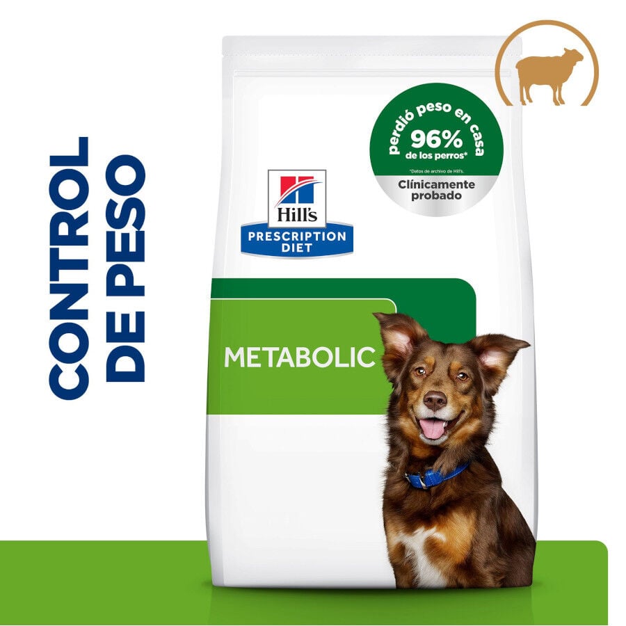 12 kg Hill's Prescription Diet Metabolic cordero y arroz pienso para perros, , large indicador imagen numero 2