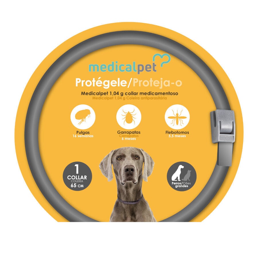 1 collar x 65 cm Medicalpet Collar Antiparasitario para perros grandes, , large Imagen numero 1
