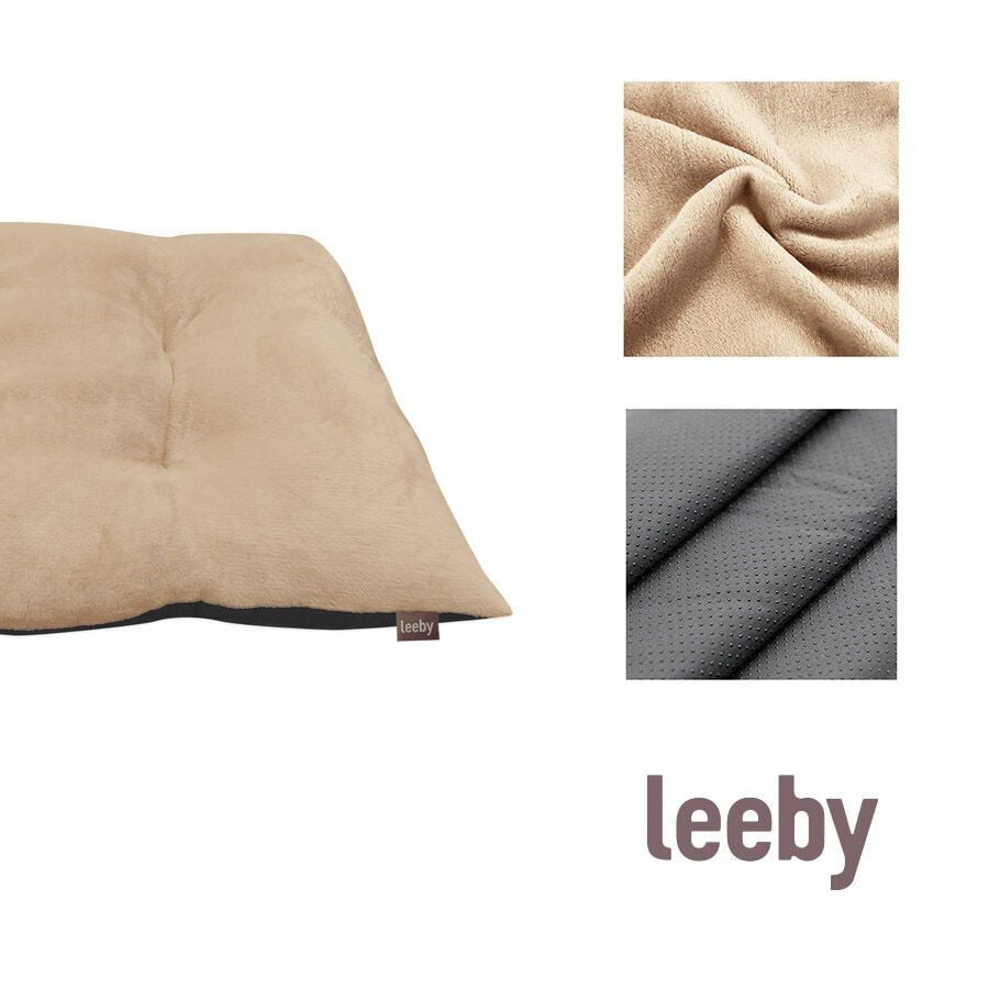 Leeby Coj&iacute;n Acolchado Beige para perros, , large indicador imagen numero 4