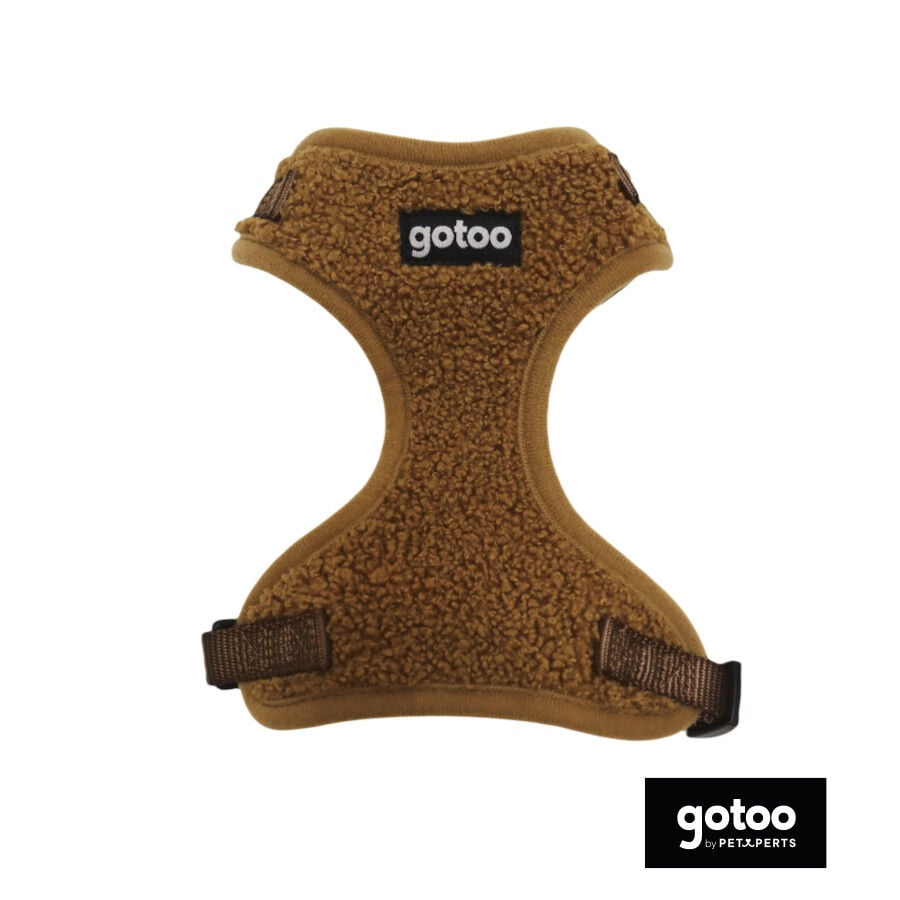 Gotoo Arn&eacute;s ajustable teddy marr&oacute;n para perros, , large indicador imagen numero 2
