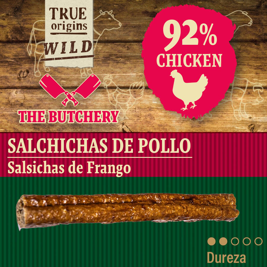 500 g True Origins Salchichas de Pollo Snack para perros, , large Imagen numero 4