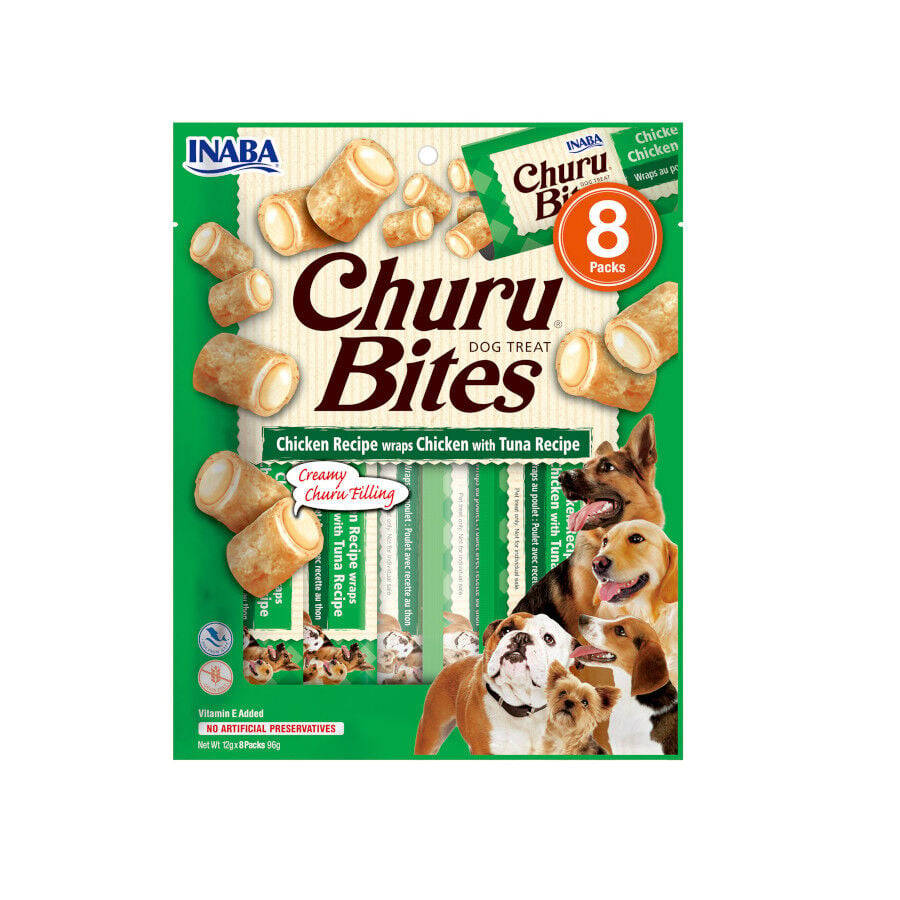 Churu Bocaditos Bites de Pollo con At&uacute;n para perros