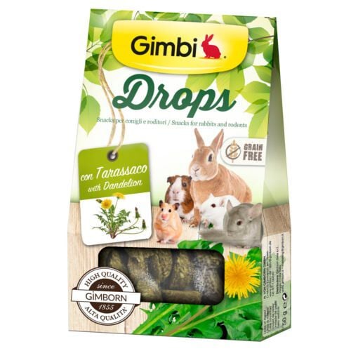 Gimbi Drops Chuches Diente de Le&oacute;n para roedores