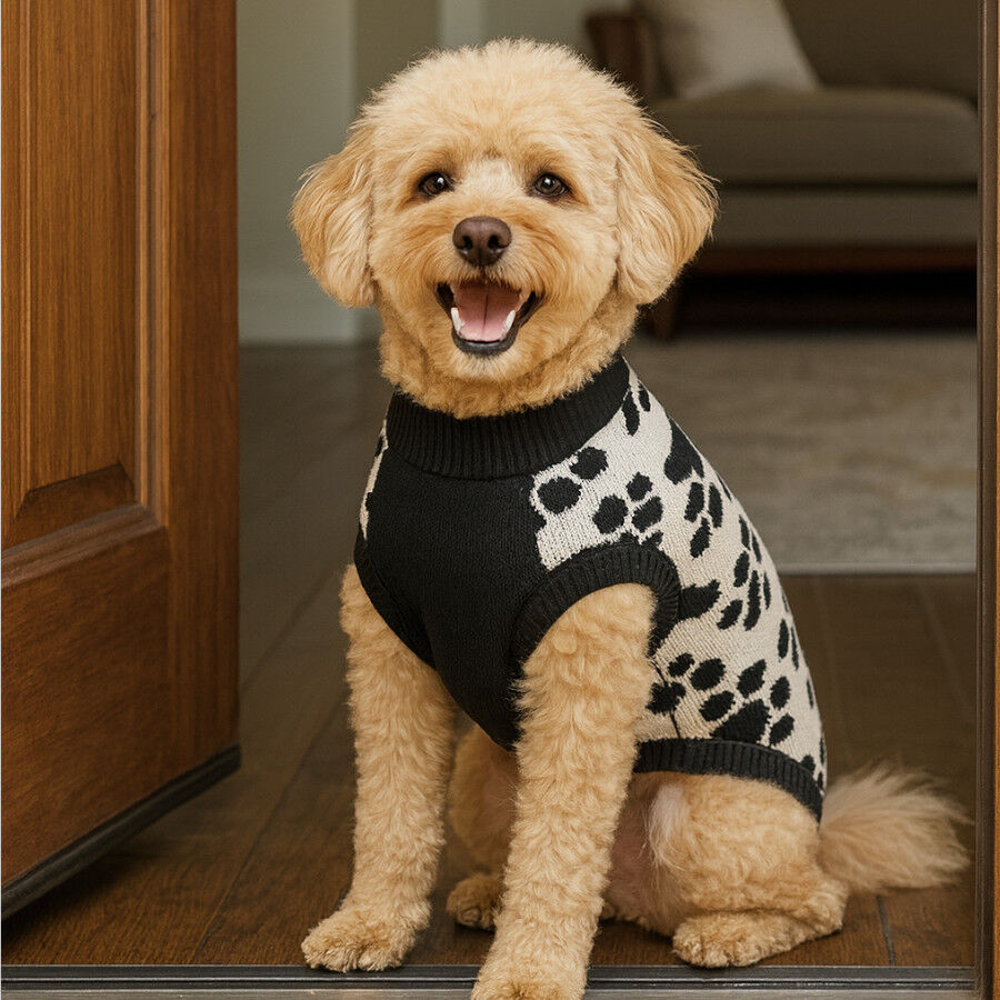 Outech Forro Polar Pawprint para perros, , large indicador imagen numero 3