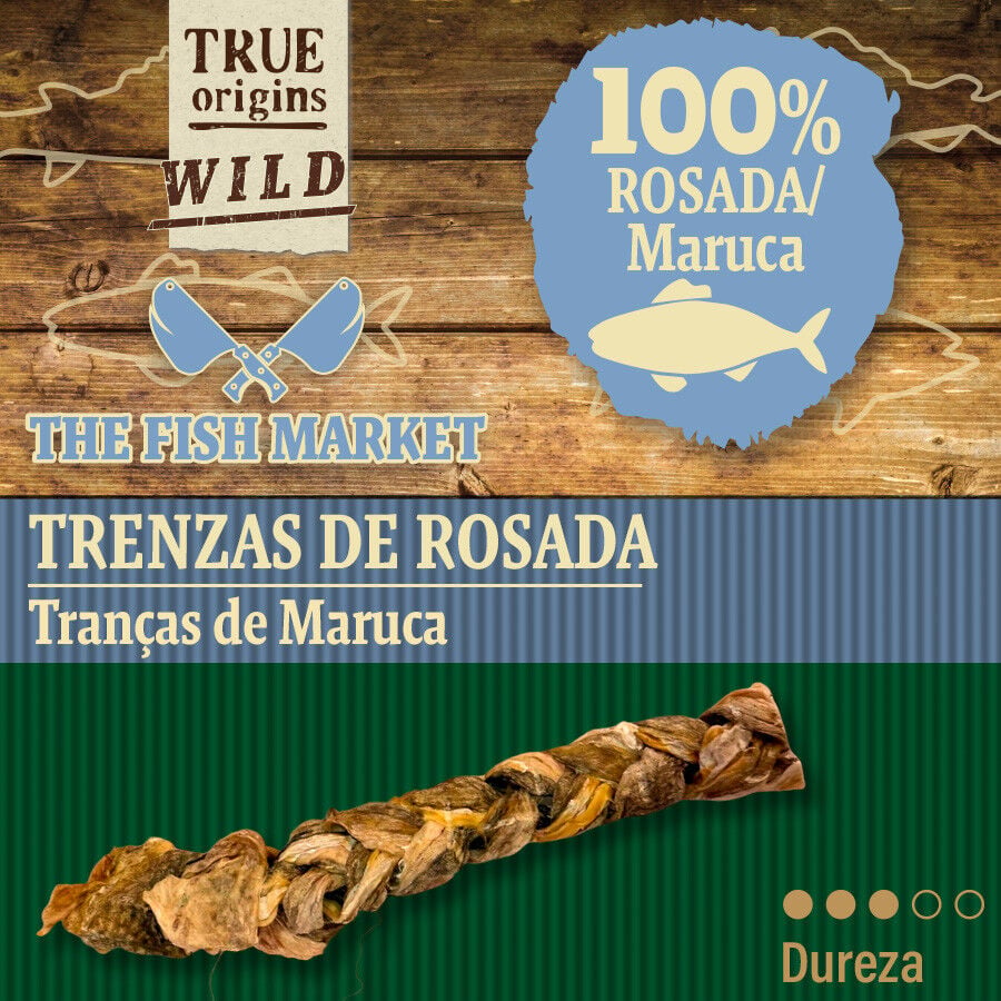 70 g. True Origins Trenzas Rosada Snack para perros, , large indicador imagen numero 4
