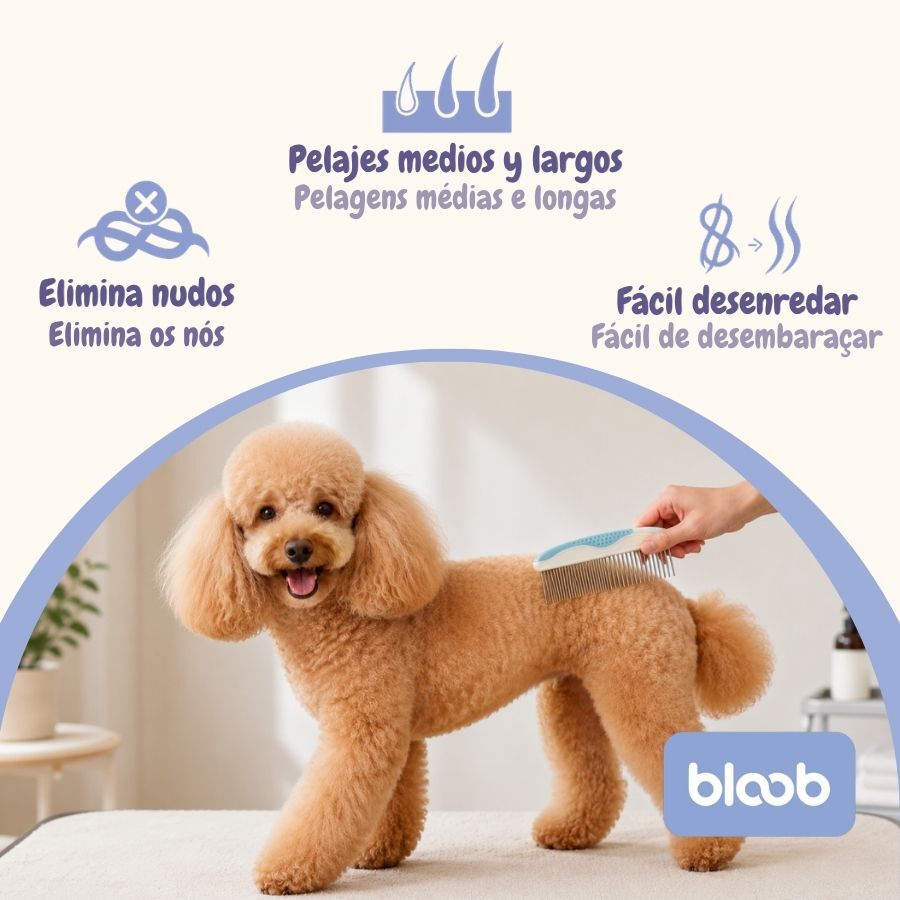 Bloob Peine Doble Hilera para perros, , large indicador imagen numero 3