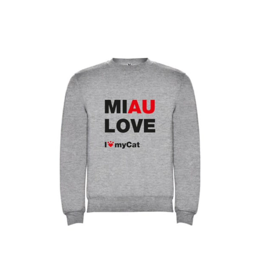 Outech I Love My Cat Sudadera Adulto con estampado gato, , large Imagen numero 1