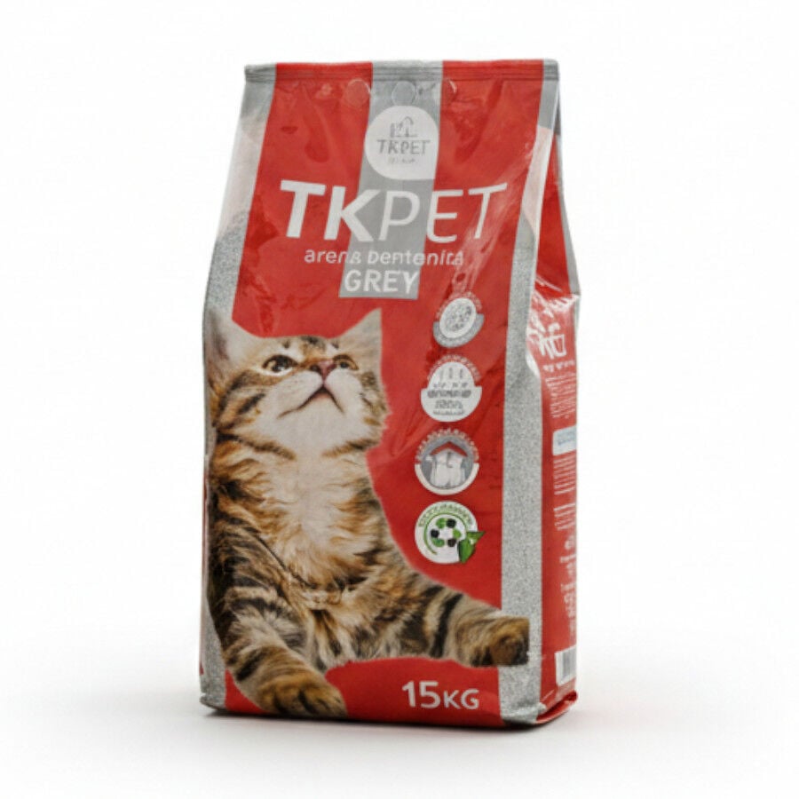 15 kg TK-Pet Arena Aglomerante Grey de Bentonita para gatos, , large indicador imagen numero 1