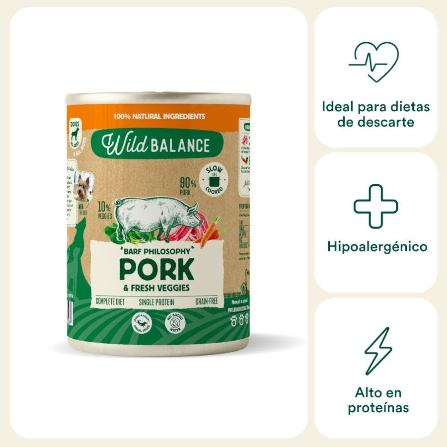 400 g Wild Balance Cerdo lata para perros, , large indicador imagen numero 2