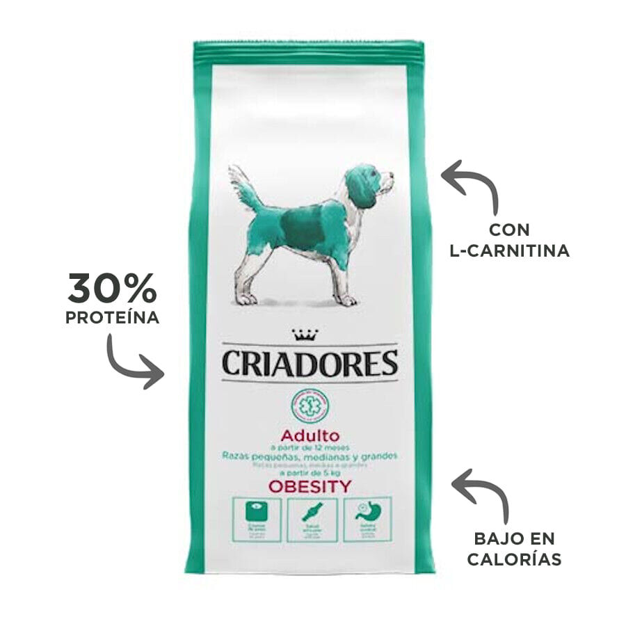 12 kg Criadores Dietetic Adulto Obesity pienso para perros, , large Imagen numero 3