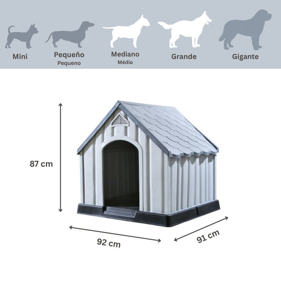 TK-Pet Caseta de Pl&aacute;stico 60% reciclado para perros, , large indicador imagen numero 2