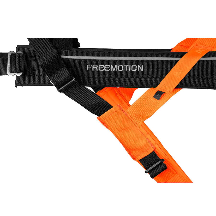 Non-stop dogwear Freemotion Arn&eacute;s Negro y Naranja para perros, , large indicador imagen numero 4