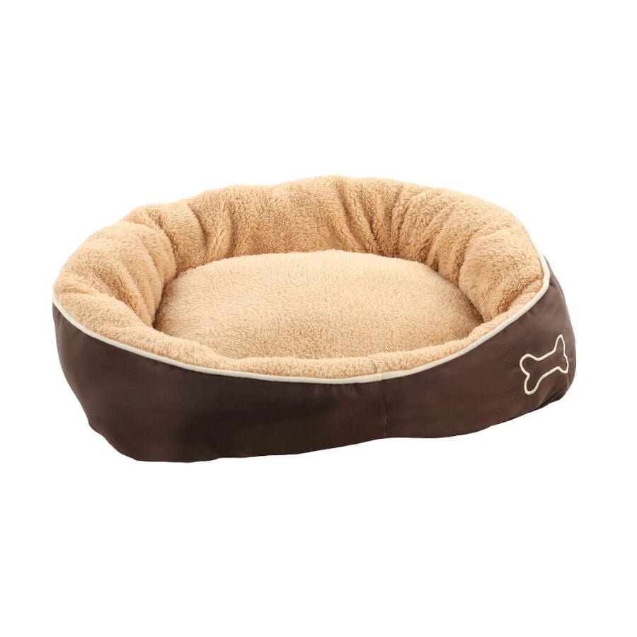 Flamingo Chips Rect&aacute;ngulo Beige cama cuna para perros, , large indicador imagen numero 1