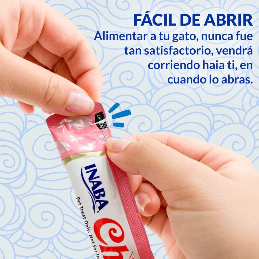 4 sobres x 14 g Churu Snack Cremoso de At&uacute;n para gatos, , large Imagen numero 4