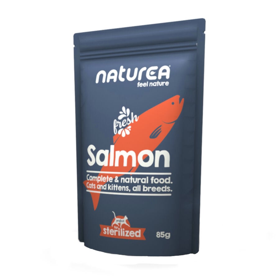 85 g Naturea Salm&oacute;n Sobre para gatos, , large Imagen numero 1