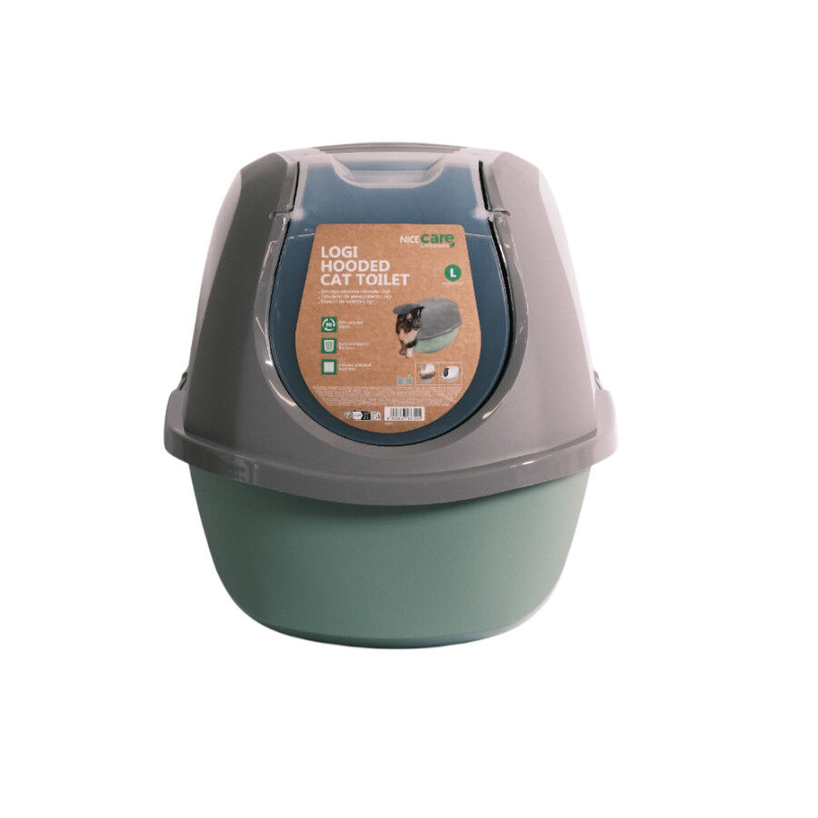 Nice Care Eco Arenero Smart Verde para gatos, , large Imagen numero 4