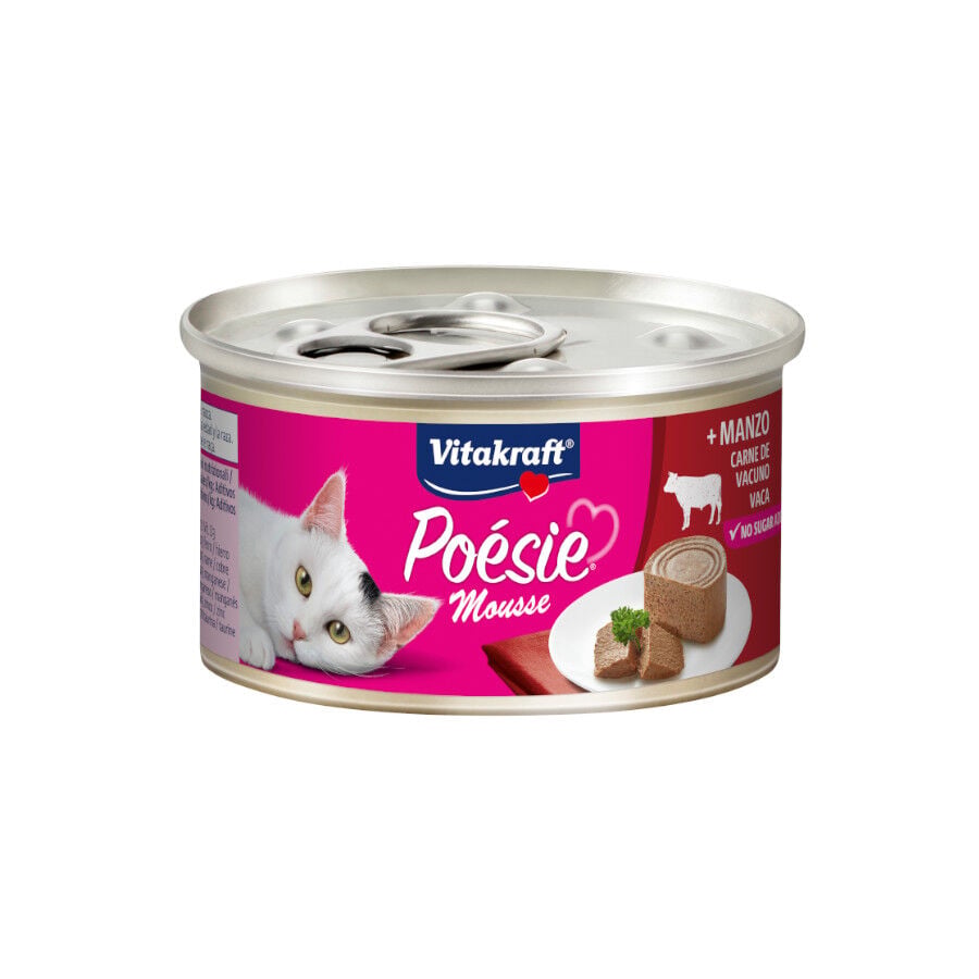 Vitakraft Po&eacute;sie Mousse de ternera lata para gatos 