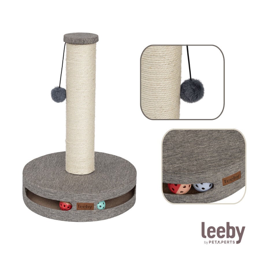 Leeby Gonzalo rascador con juguete y bola para gatos, , large Imagen numero 5