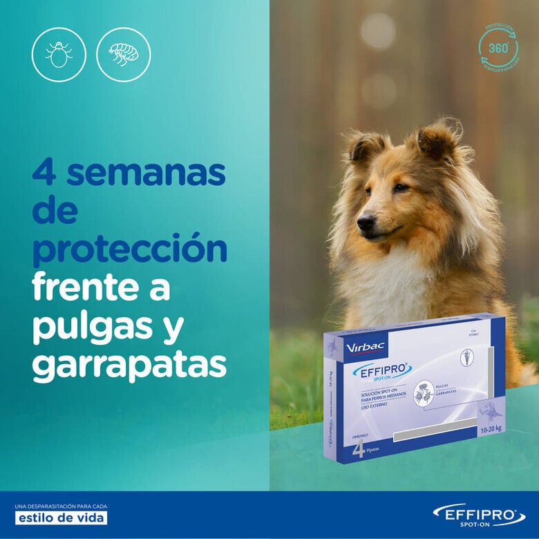 Virbac Effipro pipetas antipar&aacute;sitos perros 20-40 kg, , large Imagen numero 3