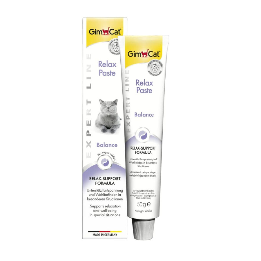 50 g GimCat Relax Pasta Tranquilizante para gatos, , large Imagen numero 1