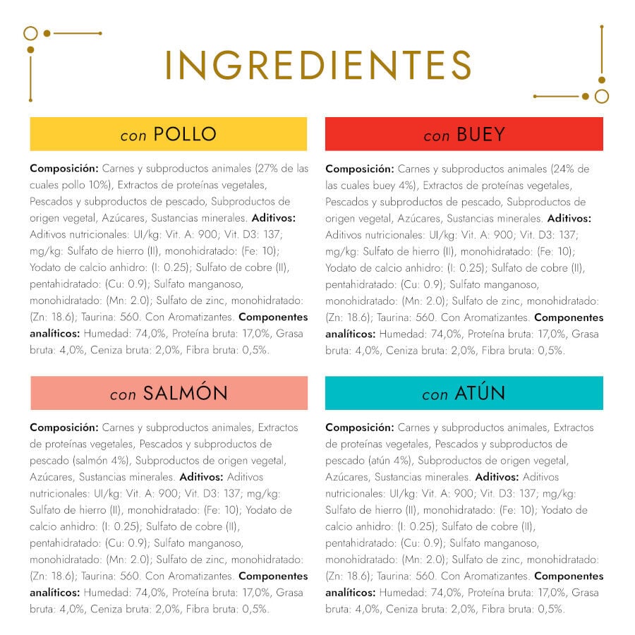 96 latas x 85 g Gourmet Gold Tartelette Varios Sabores lata para gatos, , large Imagen numero 4
