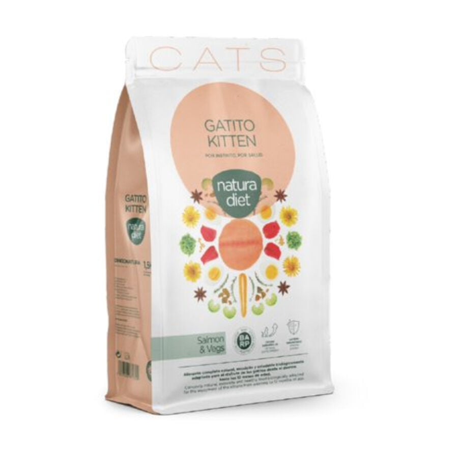 Nature Diet Kitten Salm&oacute;n y Vegetales pienso para gatos