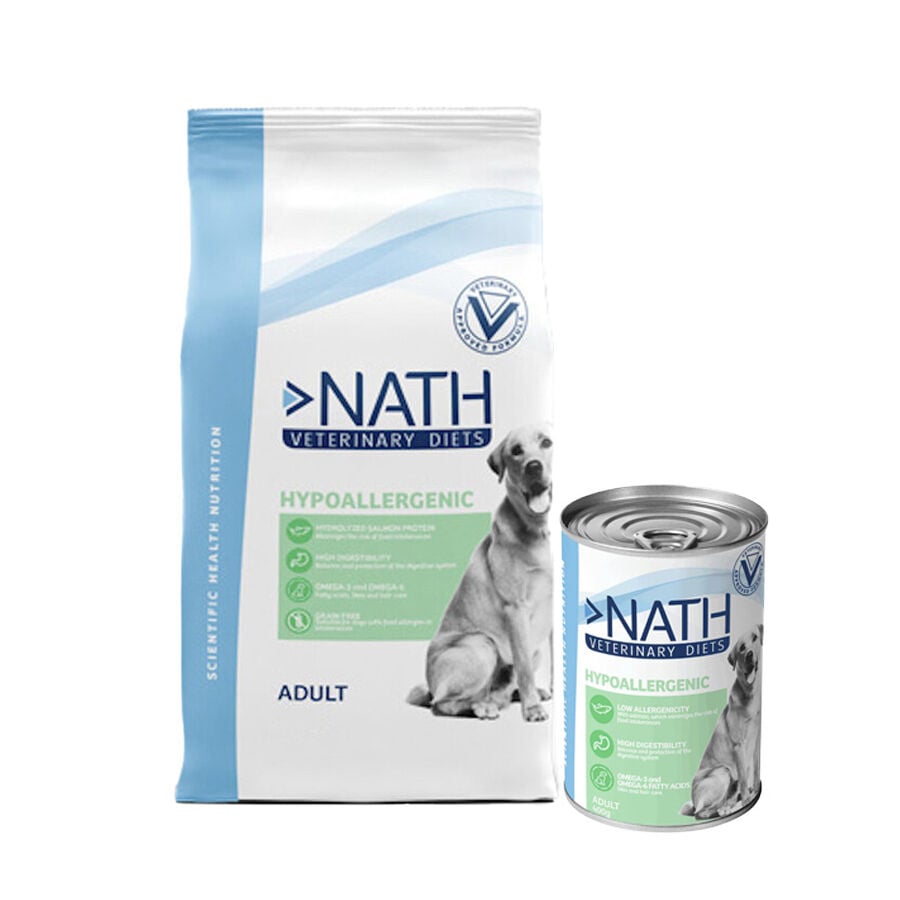 Pack Nath Hypoallergenic - pienso y comida h&uacute;meda para perro
